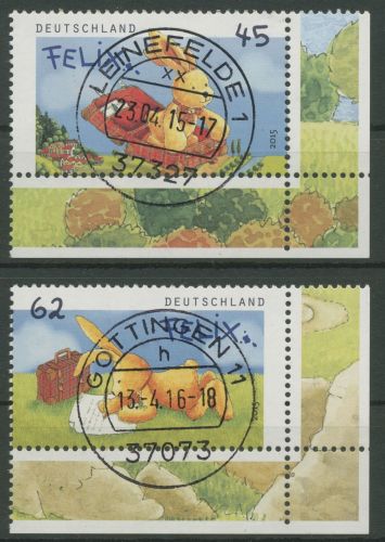 Bund 2015 Felix der Hase 3140/41 Ecke 4 mit TOP-Stempel (E4699)