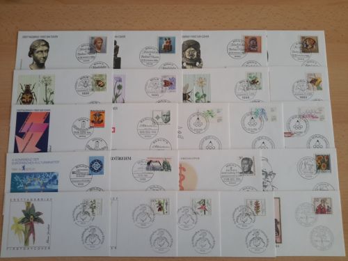 Berlin 1984 Jahrgang Ersttagsbriefe komplett, 708/29 FDC (XL4604)