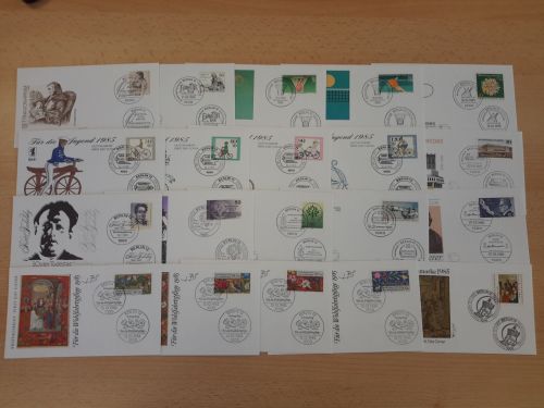 Berlin 1985 Jahrgang Ersttagsbriefe komplett, 730/49 FDC (XL4605)