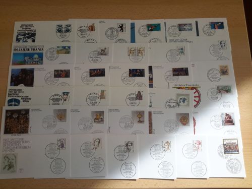 Berlin 1988 Jahrgang Ersttagsbriefe komplett, 798/829 FDC (XL4608)