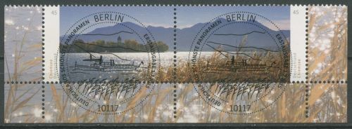 Bund 2015 Chiemsee Chiemgauer Alpen 3162/63 ZD Ecken mit ESST Berlin (E5678)
