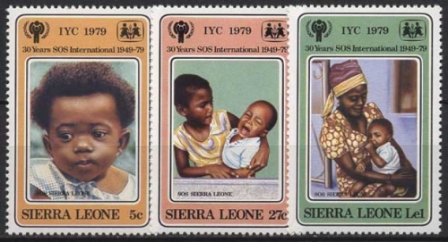 Sierra Leone 1979 Internationales Jahr des Kindes 578/80 postfrisch