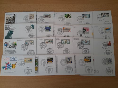 Berlin 1990 Jahrgang Ersttagsbriefe komplett, 860/79 FDC (XL4610)