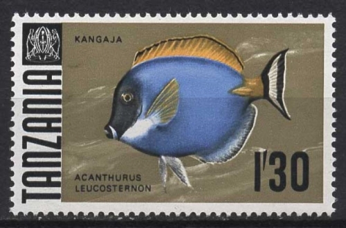 Tansania 1967 Fische 29 postfrisch