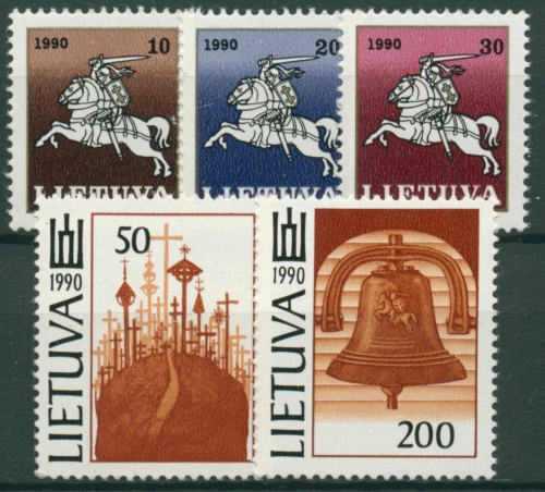 Litauen 1991 Nationale litauische Symbole 465/69 postfrisch