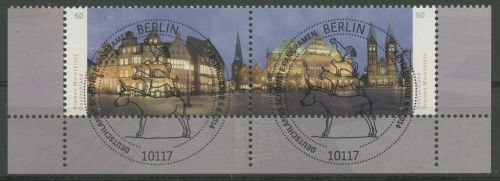 Bund 2014 Panorama Bremer Marktplatz 3083/84 ZD Ecken mit ESST Berlin (E5754)
