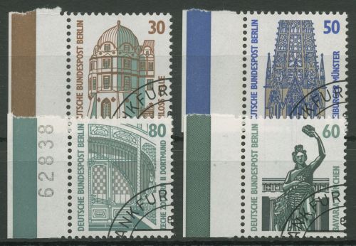 Berlin 1987 Sehenswürdigkeiten SWK 793/96 SR li. gestempelt