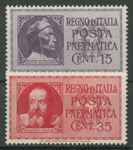 Italien 1933 Rohrpostmarken 437/38 postfrisch