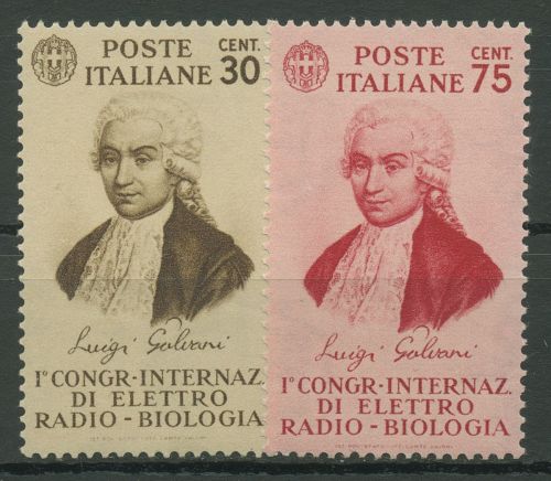 Italien 1934 Kongress für Elektro u. biologische Strahlenkunde 493 postfrisch