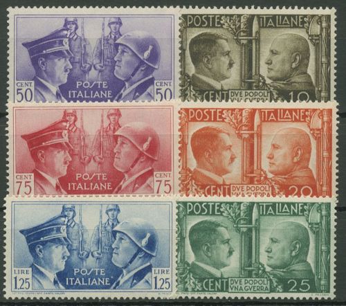 Italien 1941 Italienisch-deutsche Waffenbrüderschaft 623/28 postfrisch