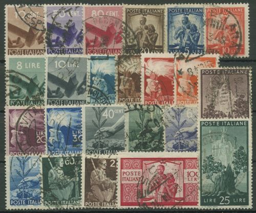 Italien 1945 Freimarken Demokratie 682/04 gestempelt