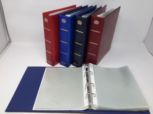Set 5 x KRONEN ETB Ersttagsblatt-Album mit 50 Hüllen gebraucht (Z3463)