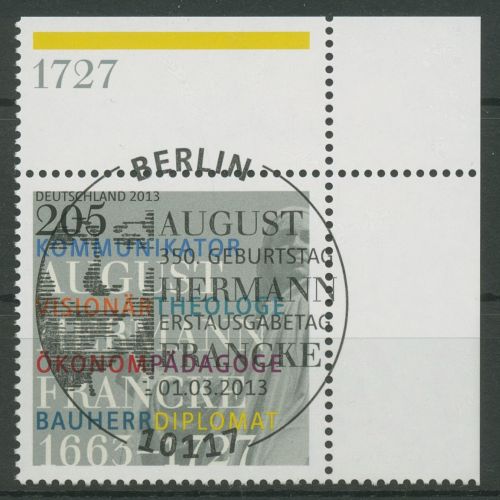 Bund 2013 Theologe August Hermann Francke 2989 Ecke 2 mit ESST Berlin (E5815)