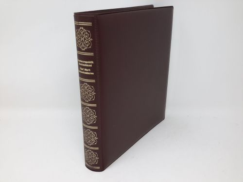 BOREK Münzalbum braun leer, BRD 5 DM Gedenkmünzen gebraucht (ZM18)