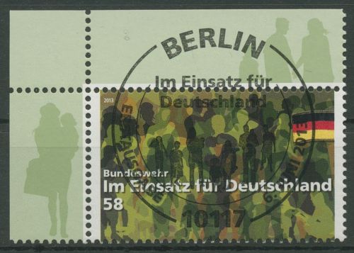 Bund 2013 Bundeswehr 3015 Ecke 1 mit ESST Berlin (E5889)