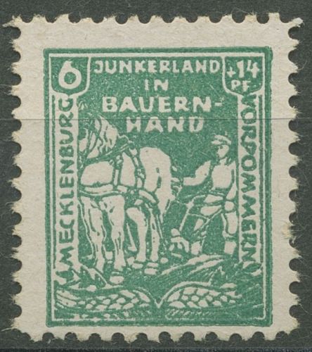 SBZ Mecklenburg-Vorpommern 1945 Bodenreform 23 a postfrisch geprüft
