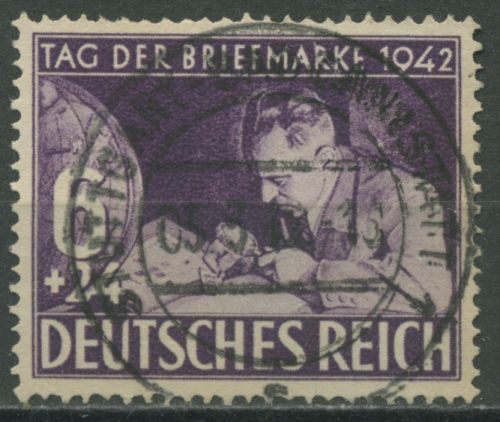 Deutsches Reich 1942 Tag der Briefmarke 811 gestempelt