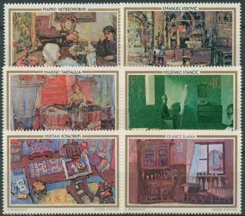 Jugoslawien 1973 Gemälde 1524/29 postfrisch