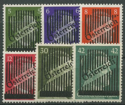 Österreich 1945 3. Wiener Aushilfsausgabe 668/73 mit Falz