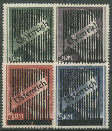 Österreich 1945 nicht ausgegeben, Zähnung B, Va/Vd B postfrisch, l. Haftstellen