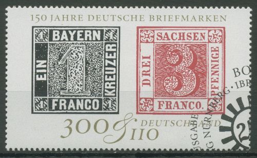 Bund 1999 Briefmarkenausstellung IBRA 2041 gestempelt, Blockeinzelmarke