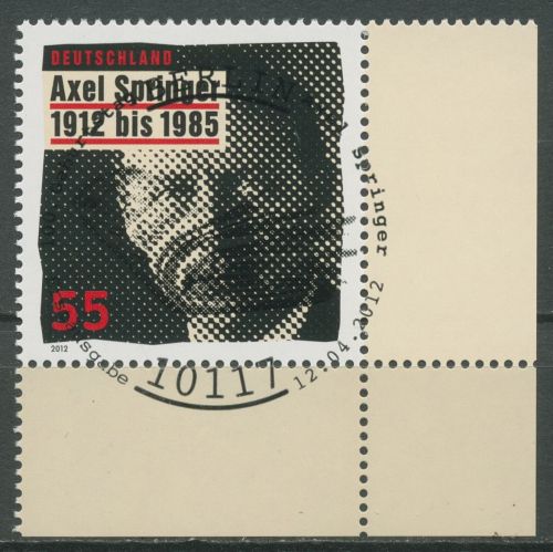 Bund 2012 Zeitungsverleger Axel Springer 2927 Ecke 4 mit ESST Berlin (E6096)