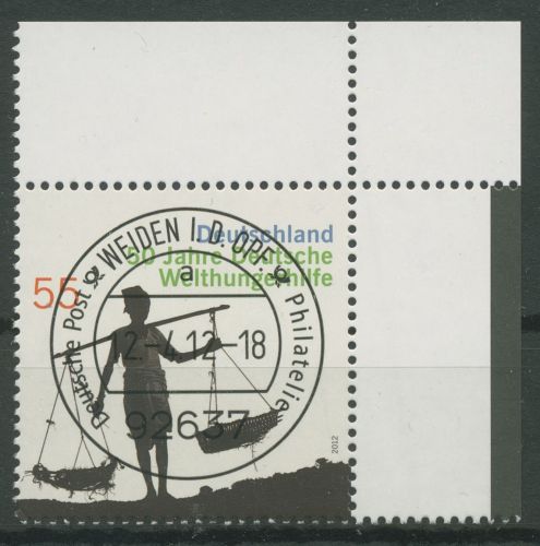 Bund 2012 Welthungerhilfe 2928 Ecke 2 gestempelt (E6099)