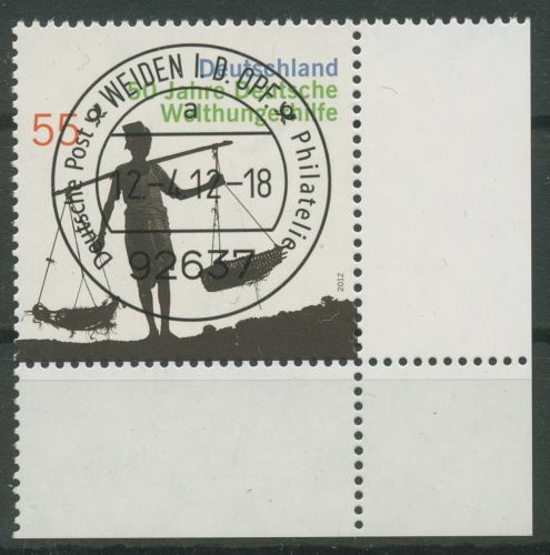 Bund 2012 Welthungerhilfe 2928 Ecke 4 gestempelt (E6101)