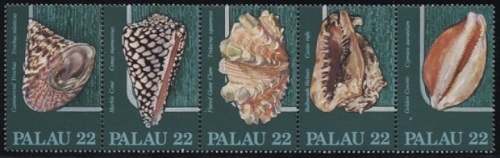 Palau 1986 Muscheln und Meeresschnecken 149/53 ZD postfrisch (C851)