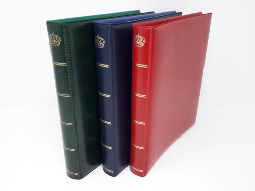 KRONEN: SET 3 x Münzalbum leer, gebraucht (ZM40)