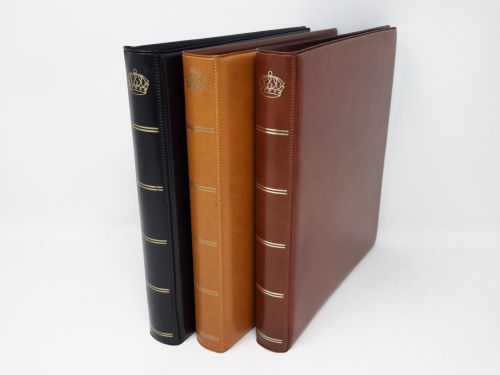 KRONEN: SET 3 x Münzalbum leer, gebraucht (ZM41)