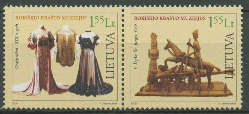 Litauen 2008 Museumsexponate Kleidung, Heiliger Georg 968/69 postfrisch