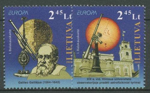Litauen 2009 Europa CEPT Astronomie 1006/07 postfrisch