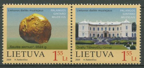 Litauen 2009 Bernsteinmuseum Palanga 1009/10 ZD postfrisch