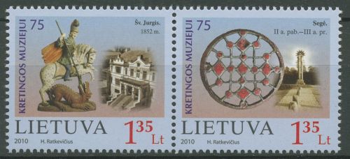 Litauen 2010 Museum Kretinga Heiliger Georg 1042/43 postfrisch