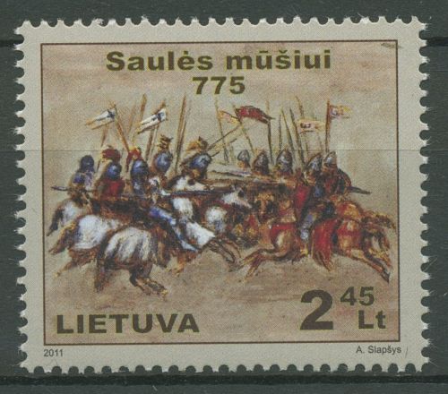 Litauen 2011 Schlacht von Schaulen 1080 postfrisch