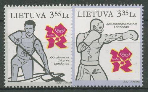 Litauen 2012 Olympische Sommerspiele London 1108/09 postfrisch