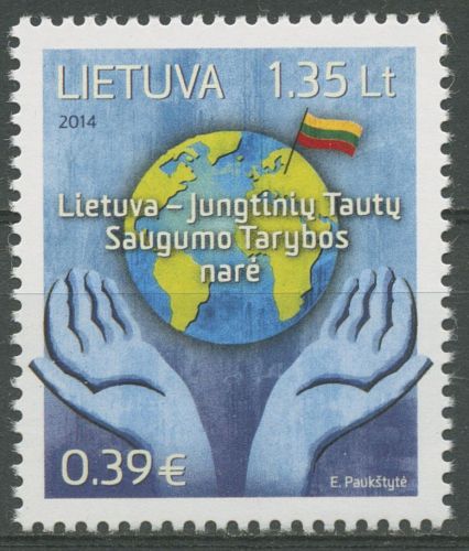 Litauen 2014 UN-Sicherheitsrat 1165 postfrisch