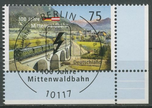 Bund 2012 Mittenwaldbahn Viadukt 2951 Ecke 4 mit ESST Berlin (E6202)