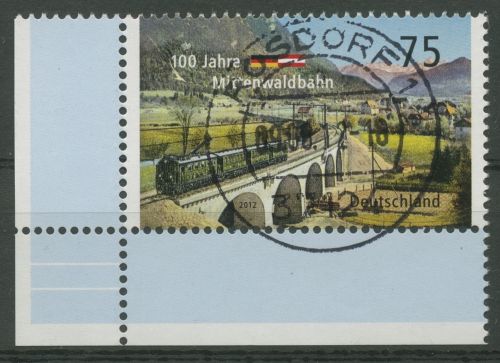 Bund 2012 Mittenwaldbahn Viadukt 2951 Ecke 3 mit TOP-Stempel (E4556)