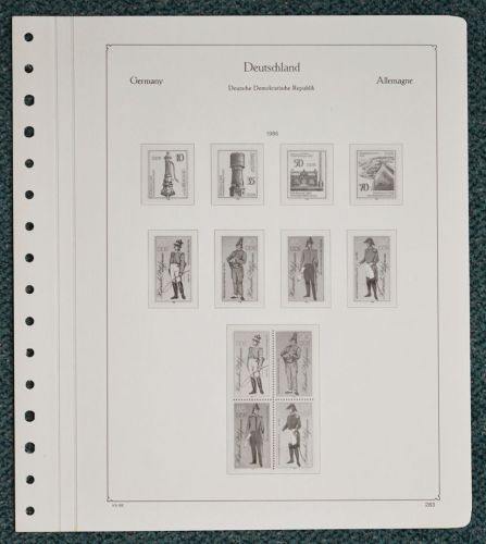 KABE of Vordruckblätter DDR 1986/90 gebraucht, neuwertig (Z432)
