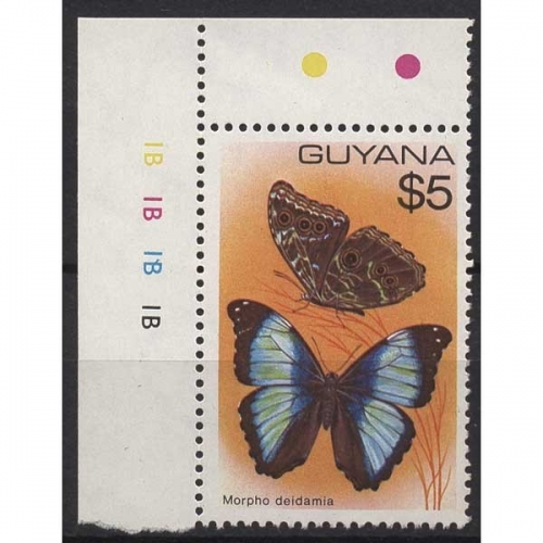 Guyana 1978 Freimarken Schmetterlinge 552 postfrisch