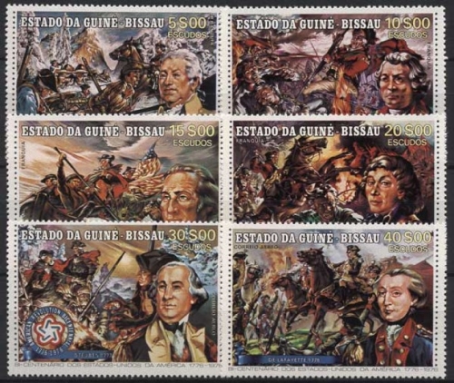 Guinea-Bissau 1976 200 Jahre Unabhängigkeit der USA 360/65 A postfrisch