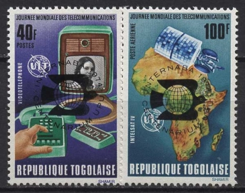 Togo 1974 Internationale Briefmarkenausstellung 1045/1046 Aa postfrisch