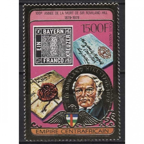 Zentralafrikanische Republik 1978 Todestag von Rowland Hill 598 A postfrisch
