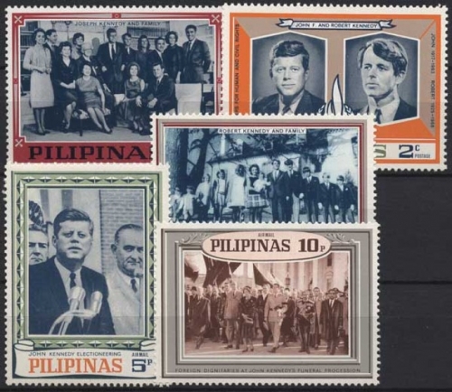 Philippinen 1968 Opfer des gewaltlosen Widerstandes, Kennedy IX/XIII postfrisch