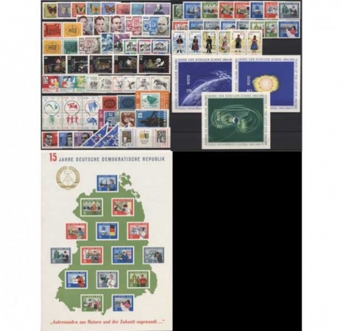 DDR Jahrgang 1964 komplett postfrisch