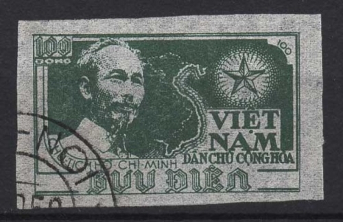Vietnam-Nord 1951 Ho Chi Minh 5 B gestempelt