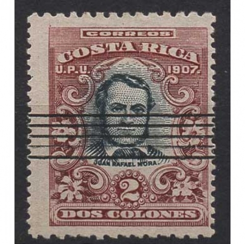 Costa Rica 1907 Persönlichkeiten 62 C gestempelt