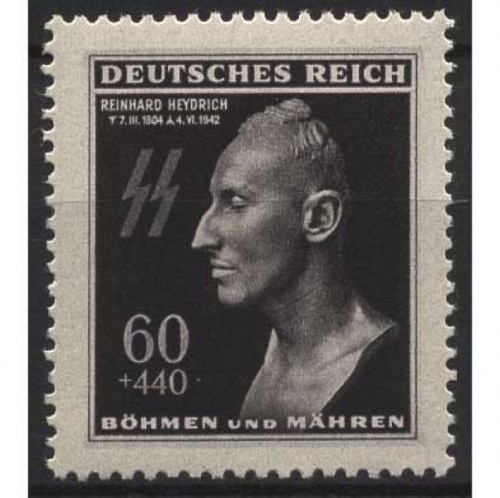 Böhmen & Mähren 131 postfrisch Reichsprotektor Heydrich